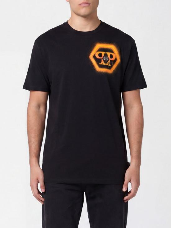 26SS 필립 플레인 반팔 티셔츠 SAFCMTK8890PJY002N 02 Black