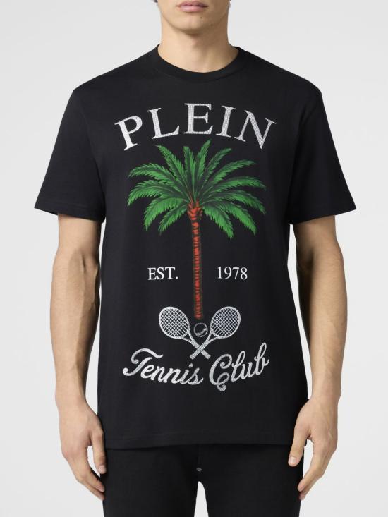 26SS 필립 플레인 반팔 티셔츠 PAFCMTK9036PJY002N 02 Black