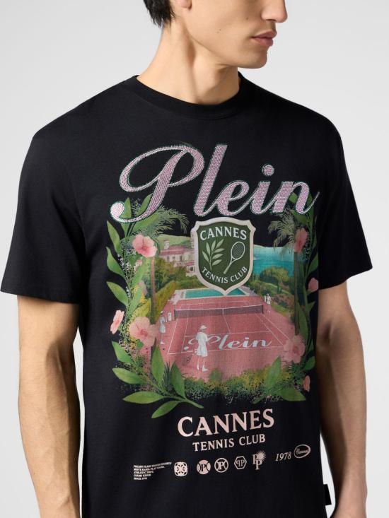 26SS 필립 플레인 반팔 티셔츠 PAFCMTK9062PJY002N 02 Black - PHILIPP PLEIN