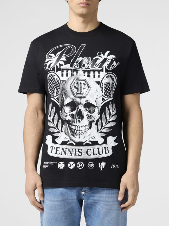 26SS 필립 플레인 반팔 티셔츠 PAFCMTK9033PJY002N 02 Black