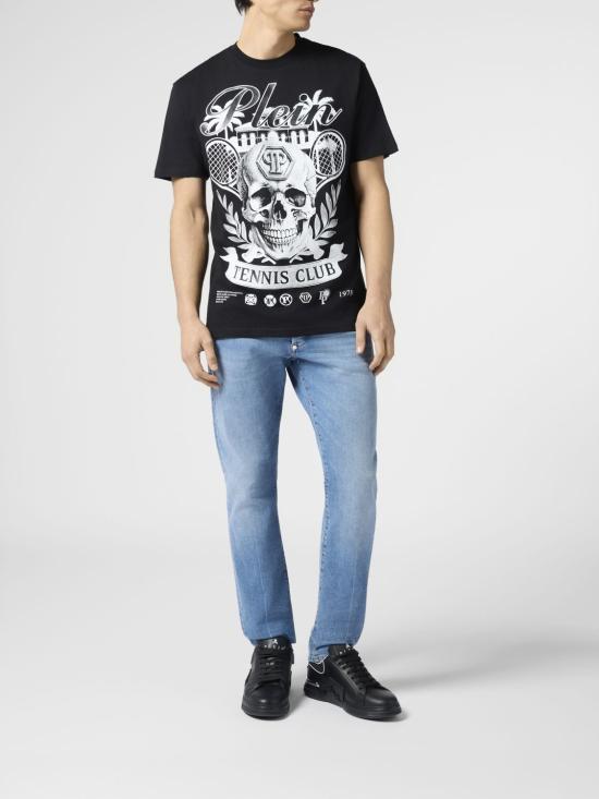 26SS 필립 플레인 반팔 티셔츠 PAFCMTK9033PJY002N 02 Black - PHILIPP PLEIN