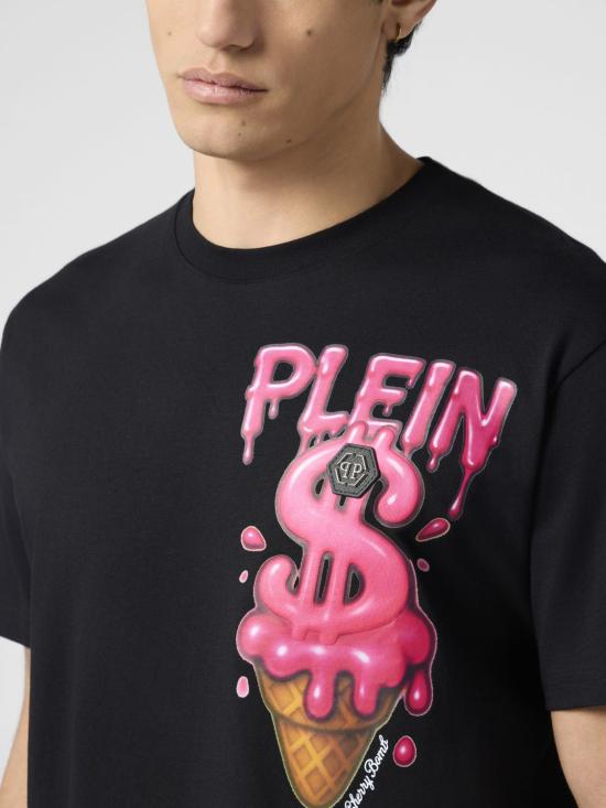 26SS 필립 플레인 반팔 티셔츠 PAFCMTK9042PJY002N 02 Black - PHILIPP PLEIN