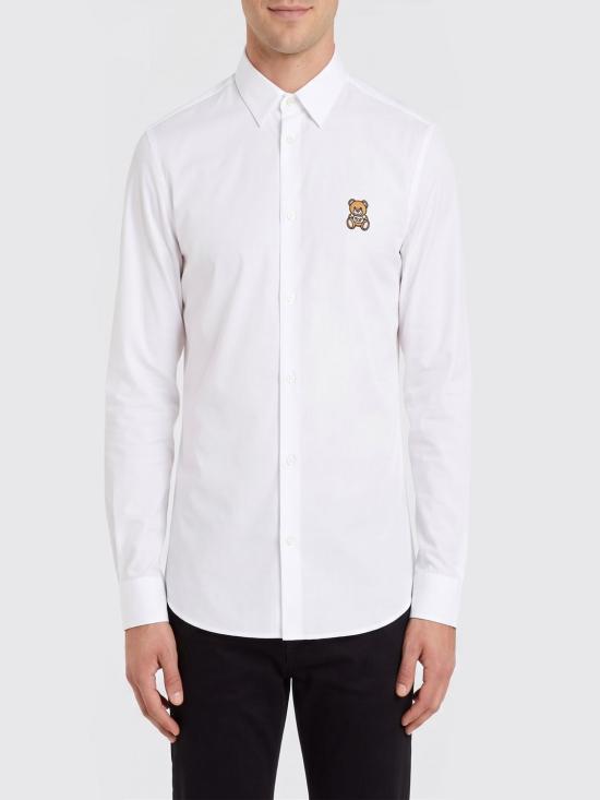 26SS 모스키노 긴팔 셔츠 02057036 1001 White