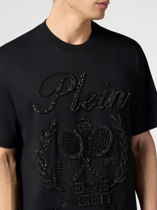 26SS 필립 플레인 반팔 티셔츠 PAFCMTK9024PJY002N 0202 Black - PHILIPP PLEIN