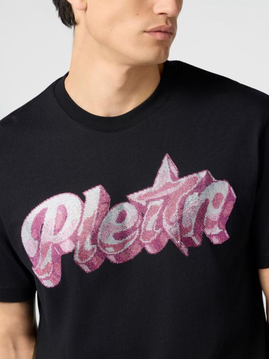 26SS 필립 플레인 반팔 티셔츠 PAFCMTK9055PJY002N 02 Black - PHILIPP PLEIN