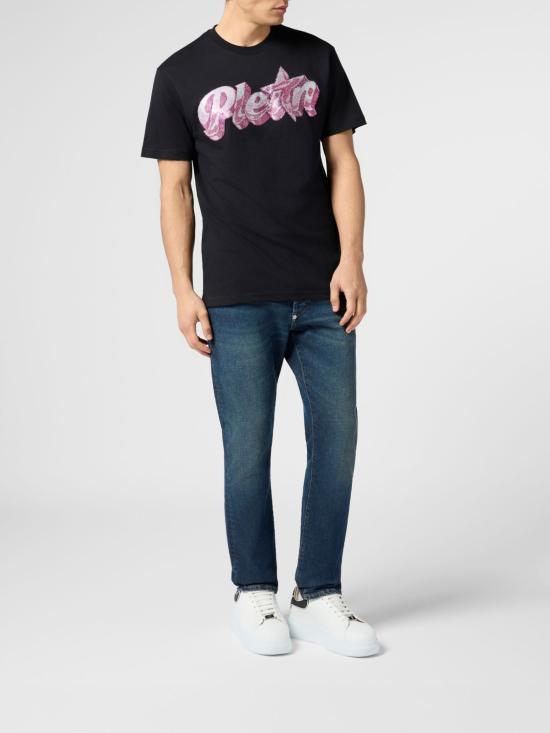 26SS 필립 플레인 반팔 티셔츠 PAFCMTK9055PJY002N 02 Black - PHILIPP PLEIN