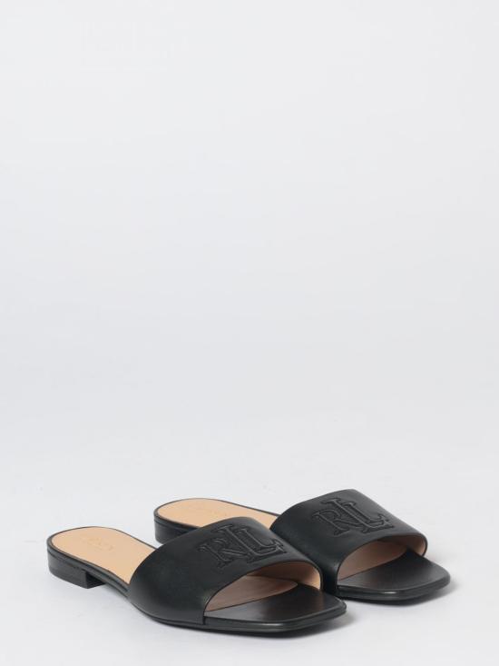 26SS 랄프 로렌 뮬/슬리퍼 802959142 001 Black - RALPH LAUREN