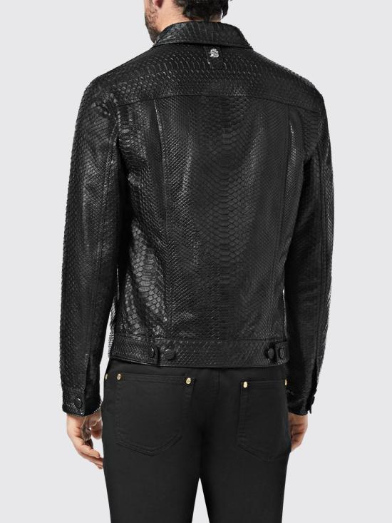 26SS 빌리어네어 가죽 자켓 B20CMLB1055BLE003P 0291 Black - BILLIONAIRE