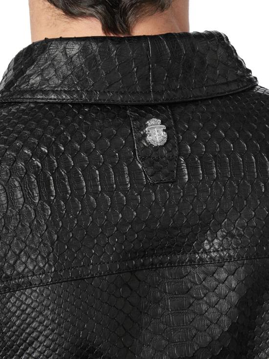 26SS 빌리어네어 가죽 자켓 B20CMLB1055BLE003P 0291 Black - BILLIONAIRE