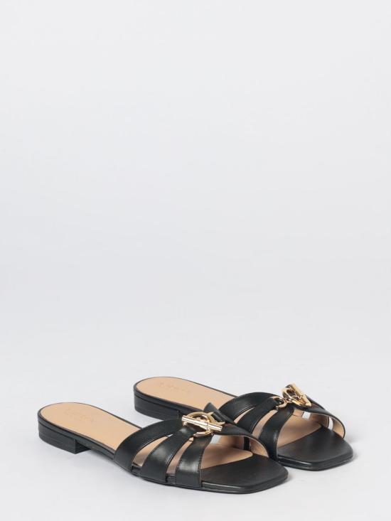 26SS 랄프 로렌 뮬/슬리퍼 802982875 002 Black - RALPH LAUREN