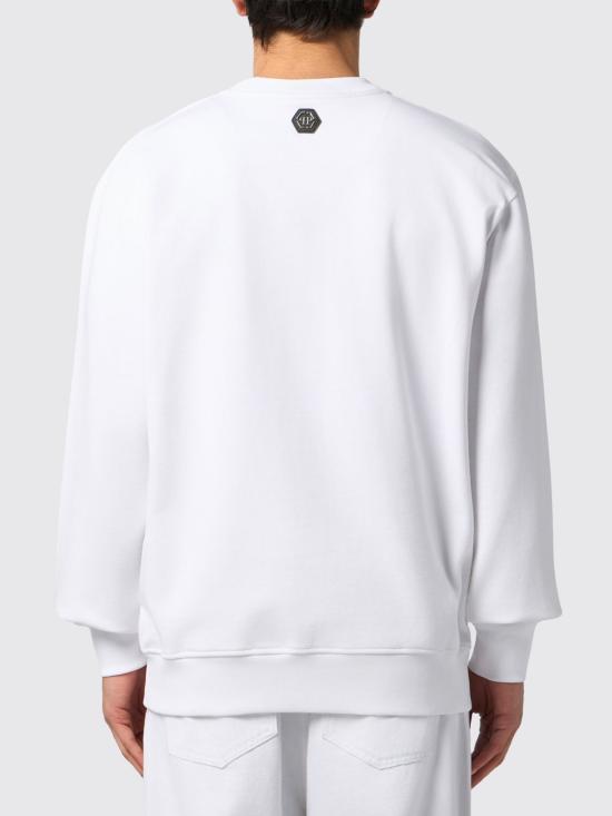 26SS 필립 플레인 긴팔 티셔츠 SAFCMJO1446PTE180N 01 White - PHILIPP PLEIN