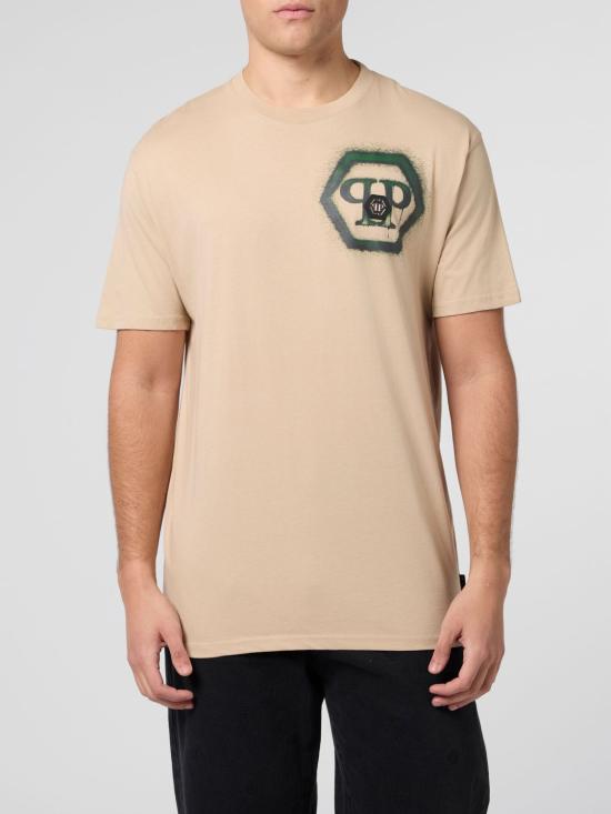 26SS 필립 플레인 반팔 티셔츠 SAFCMTK8890PJY002N 06 Beige