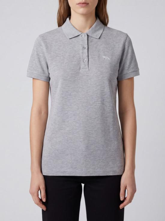 26SS 메종키츠네 베이비 폭스 레귤러 폴로 티셔츠 MW00202KP0001 H120 Grey