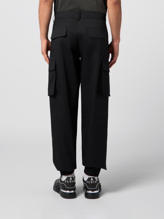 26SS 필립 플레인 스트레이트 팬츠 SAFCMRT1653PTE003N 02 Black - PHILIPP PLEIN