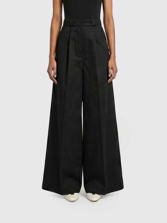 26SS 발렌시아가 스트레이트 팬츠 872311TKP07 1000 Black