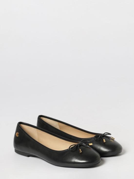 26SS 랄프 로렌 플랫 슈즈 802940603 001 Black - RALPH LAUREN
