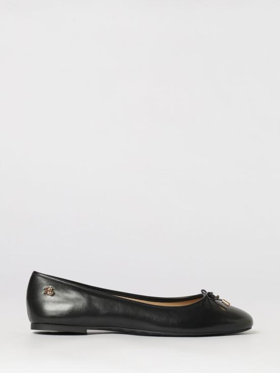26SS 랄프 로렌 플랫 슈즈 802940603 001 Black