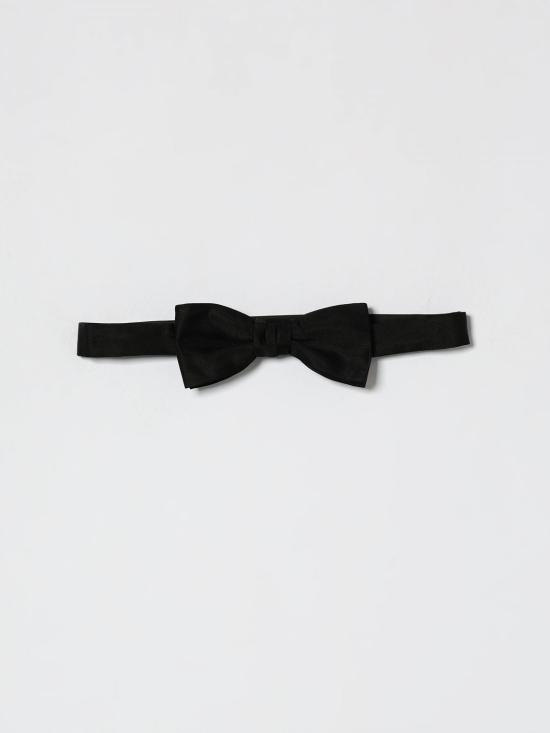 26SS 생로랑 넥타이 7373053Y011 1000 Black