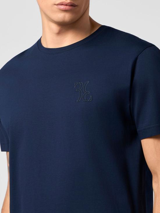 26SS 빌리어네어 반팔 티셔츠 BAFCMTK8336BTE014N 24 Navy - BILLIONAIRE