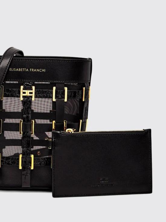 26SS 엘리자베타프랜치 크로스백 BS04A62E2 110 Black - ELISABETTA FRANCHI