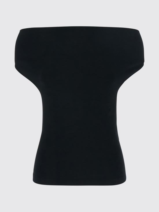 26SS 세미쿠튀르 민소매 티셔츠 Y6SA17 Y69 Black - SEMI-COUTURE