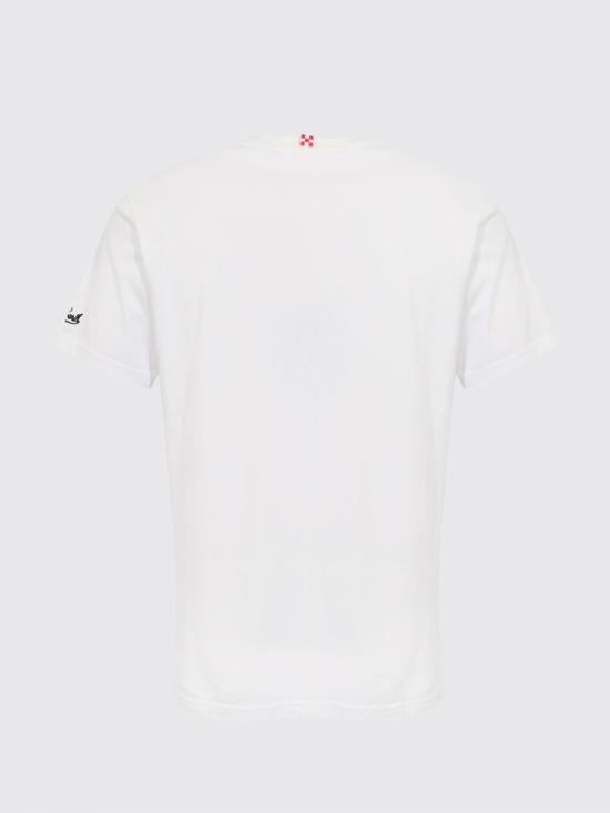 26SS 세인트바쓰 반팔 티셔츠 POT0001 02717L Cream - MC2 SAINT BARTH