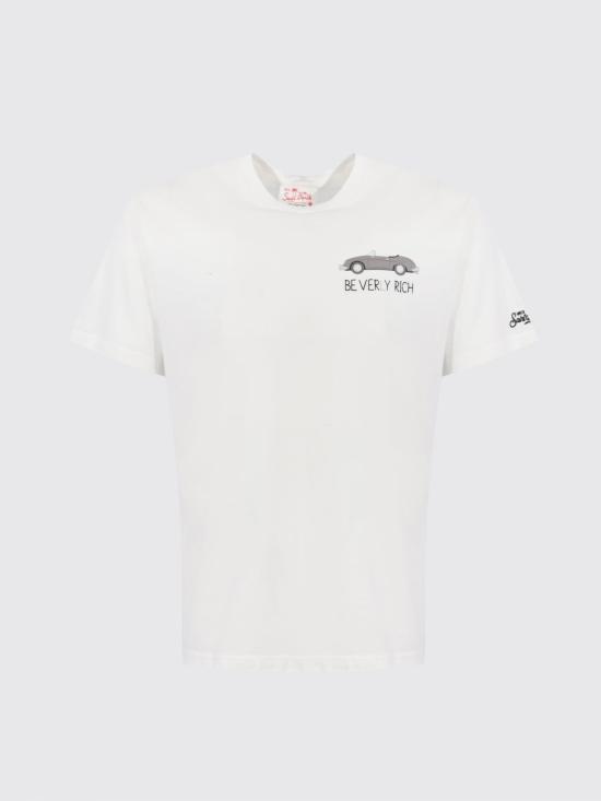 26SS 세인트바쓰 반팔 티셔츠 POT0001 02717L Cream - MC2 SAINT BARTH