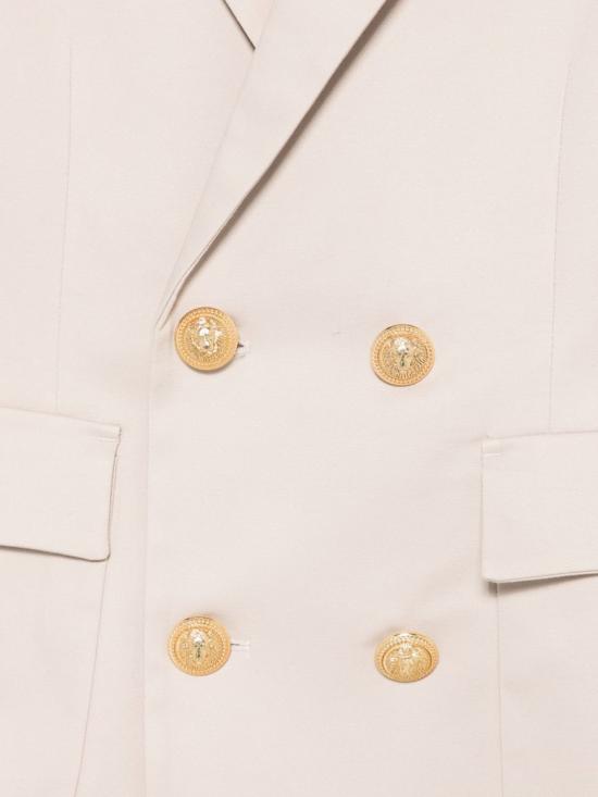 26SS [키즈] 발망 캐주얼 자켓 BY2P64G0197 107 Beige - BALMAIN