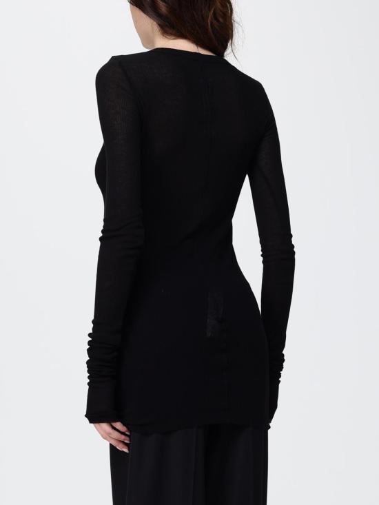 26SS 릭 오웬스 스웨터 RP01F6202RC 09 Black - RICK OWENS