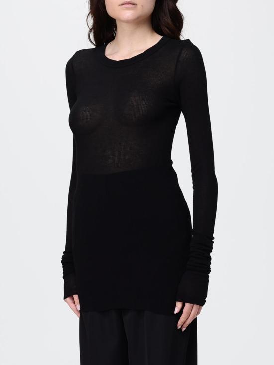 26SS 릭 오웬스 스웨터 RP01F6202RC 09 Black - RICK OWENS