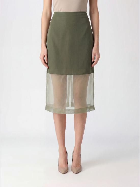 26SS 페데리카 토시 미디 스커트 40704409 88 Green