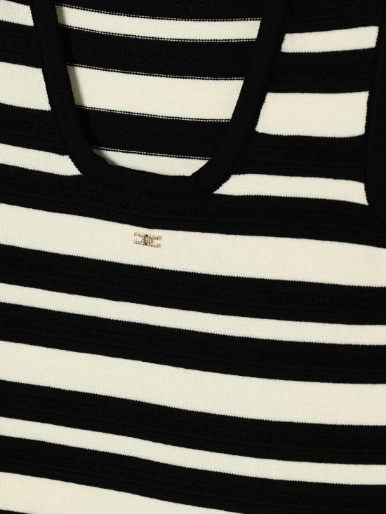 26SS [키즈] 엘리자베타프랜치 원피스 EFAB651FL060 D542 Black - ELISABETTA FRANCHI