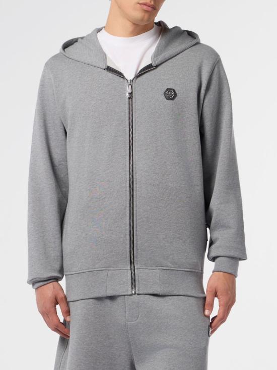 26SS 필립 플레인 후드 티셔츠 SAFCMJB3928PTE180N 10 Grey