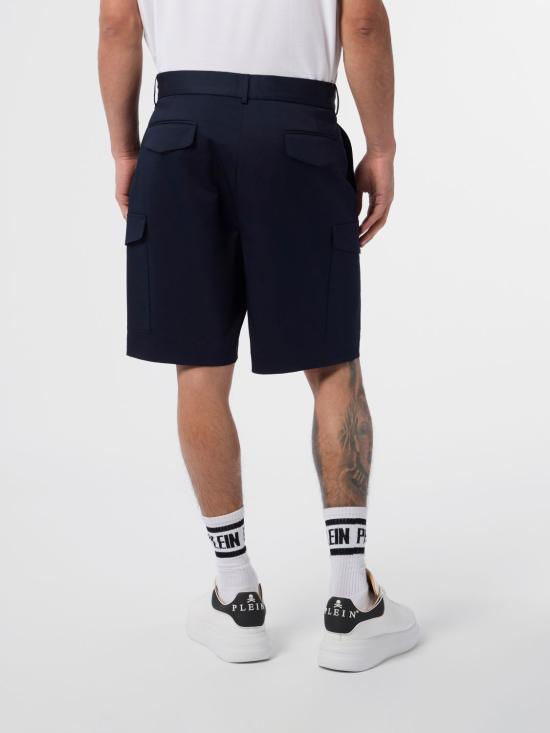 26SS 필립 플레인 숏팬츠 SAFCMRT1654PTE003N 24 Navy - PHILIPP PLEIN