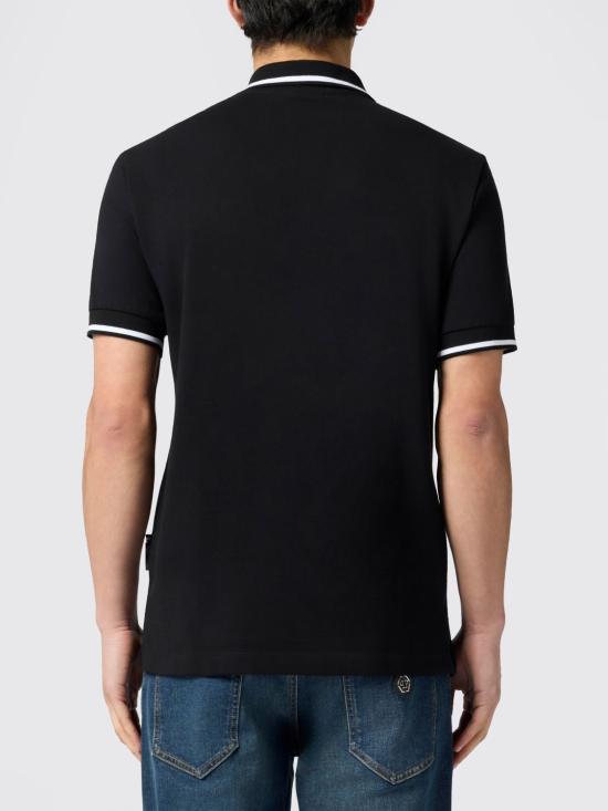 26SS 필립 플레인 폴로 티셔츠 PAFCMTK9017PTE179N 02 Black - PHILIPP PLEIN