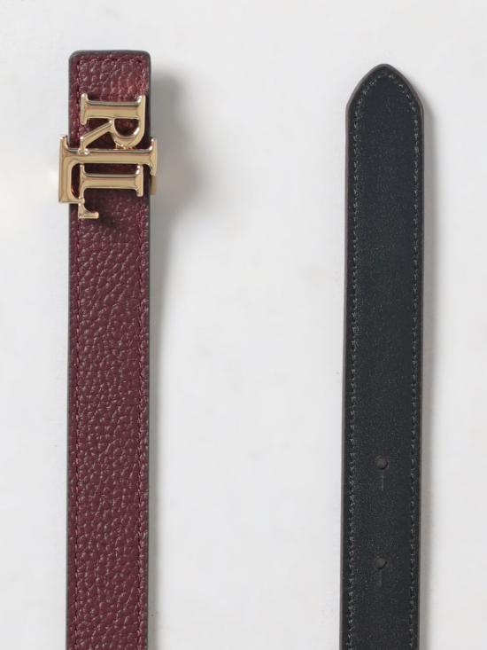 26SS 랄프 로렌 레귤러 벨트 412P06811 001 Burgundy - RALPH LAUREN