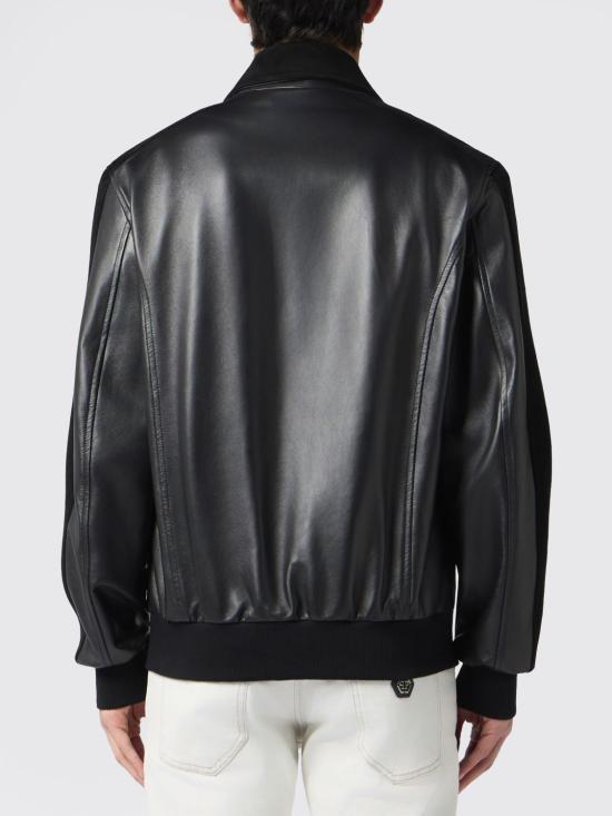 26SS 필립 플레인 가죽 자켓 PAFCMLB2047PLE022N 02 Black - PHILIPP PLEIN