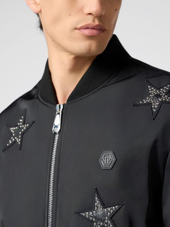 26SS 필립 플레인 봄버 자켓 PAFCMRB3030PNY002N 02 Black - PHILIPP PLEIN