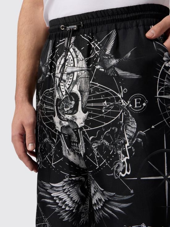 26SS 필립 플레인 숏팬츠 SAFCMRT1638PTE104N 02 Black - PHILIPP PLEIN