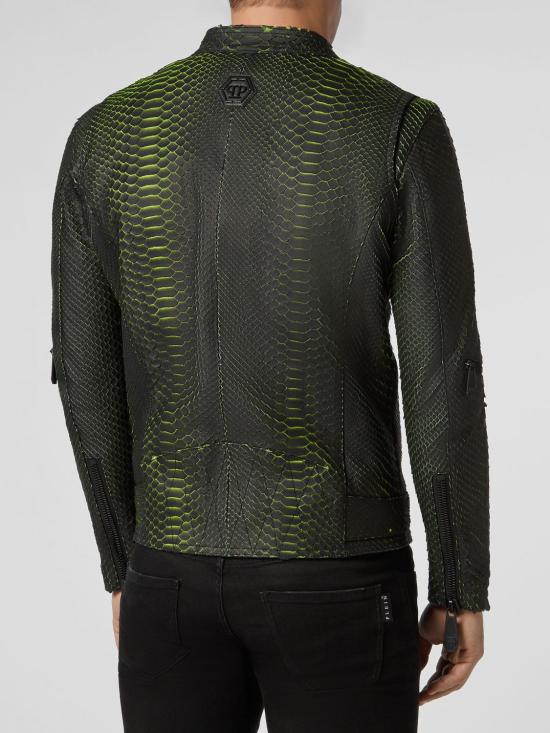 26SS 필립 플레인 가죽 자켓 P20CMLB1098PLE029P 0209 Black - PHILIPP PLEIN