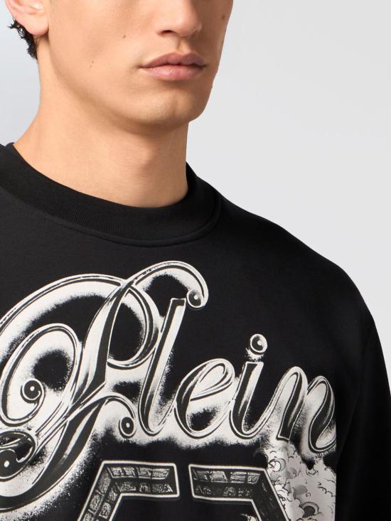 26SS 필립 플레인 긴팔 티셔츠 SAFCMJO1432PTE180N 02 Black - PHILIPP PLEIN