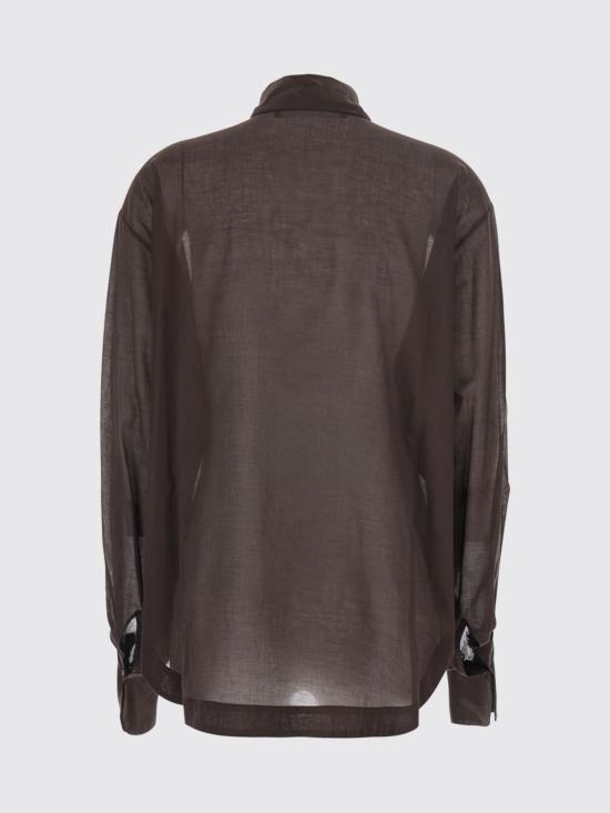 26SS 페데리카 토시 블라우스 41113415 69 Brown - FEDERICA TOSI