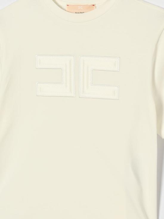 26SS [키즈] 엘리자베타프랜치 티셔츠 EFTS262JE006 0195 White - ELISABETTA FRANCHI