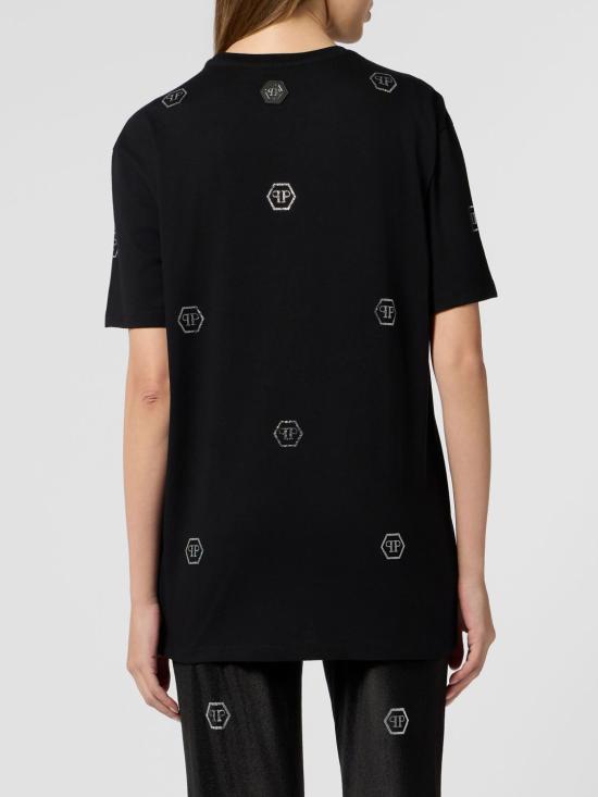26SS 필립 플레인 반팔 티셔츠 SAFCWTK3840PJY002N 02 Black - PHILIPP PLEIN