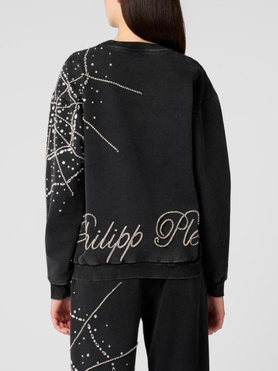 26SS 필립 플레인 스웨터 SAFCWJO1094PTE004N 02 Black - PHILIPP PLEIN
