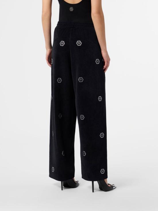26SS 필립 플레인 스트레이트 팬츠 SAFCWJT2194PTE003N 02 Black - PHILIPP PLEIN