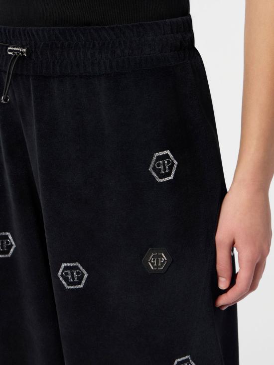 26SS 필립 플레인 스트레이트 팬츠 SAFCWJT2194PTE003N 02 Black - PHILIPP PLEIN