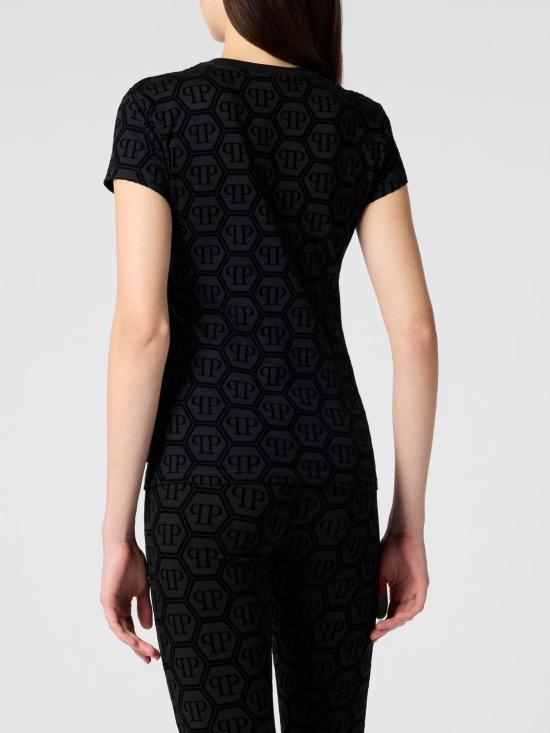 26SS 필립 플레인 반팔 티셔츠 SAFCWTK3841PJY002N 02 Black - PHILIPP PLEIN