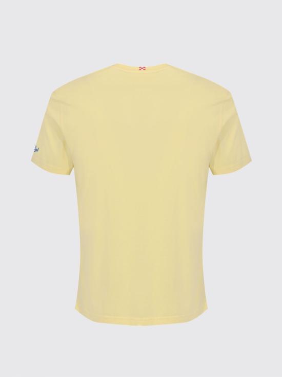 26SS 세인트바쓰 반팔 티셔츠 POT0001 01621L Yellow - MC2 SAINT BARTH