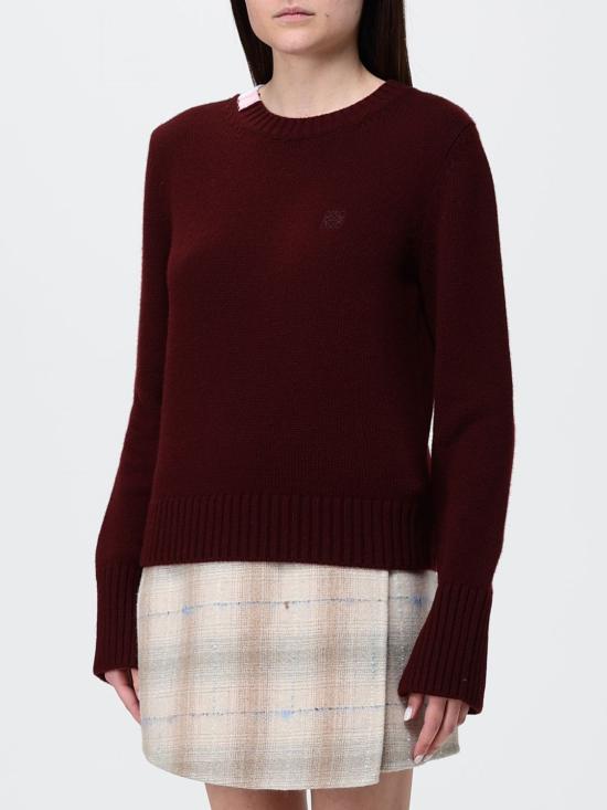26SS 로에베 스웨터 S359Y14KJ1 7266 Burgundy - LOEWE